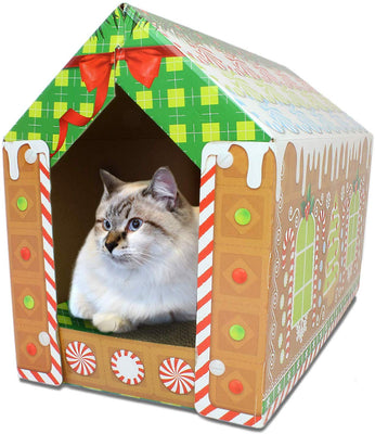 ASPCA Cat Scratch House w/ Bonus Catnip Included - BESTMASCOTA.COM