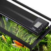 hygger Auto On Off LED Aquarium Light Extendable 12-55 Inches Dimmable 7 Colors Full Spectrum Light Fixture for Freshwater Planted Tank Build in Timer Sunrise Sunset - BESTMASCOTA.COM