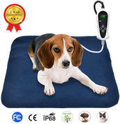 Almohadilla de calefacción eléctrica para mascotas de RIOGOO, para perros y gatos, esterilla de calentamiento interior con apagado automático - BESTMASCOTA.COM