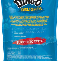Dingo Delights, 100 % tratamientos libres de rawhide, pollo, 9 unidades, talla única - BESTMASCOTA.COM