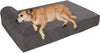 Big Barker 7" Pillow Top Orthopedic Dog Bed for Large and Extra Large Breed Dogs (Headrest Edition) - BESTMASCOTA.COM