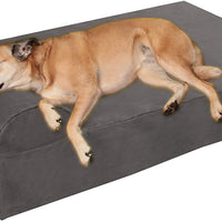 Big Barker 7" Pillow Top Orthopedic Dog Bed for Large and Extra Large Breed Dogs (Headrest Edition) - BESTMASCOTA.COM