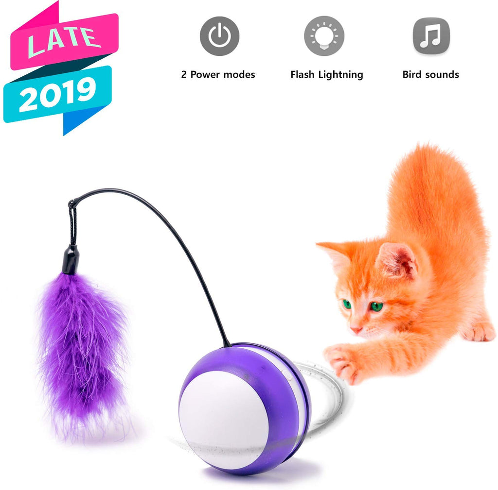 Flospoint 2019 New Cat Toys Sounding Interactive Smart Automatic Cats Toy Electronic Wicked Ball - BESTMASCOTA.COM