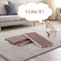 WellQ 3 paquetes de cartón corrugado para gatos - BESTMASCOTA.COM