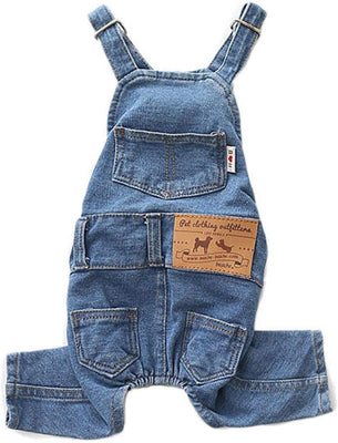 PetBoBo - Trajes de ropa para perro, pantalones de jean para mascotas, 5 tamaños opcionales - BESTMASCOTA.COM