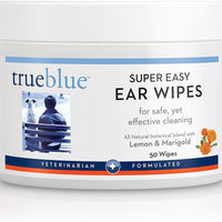 True Blue Super Easy - Toallitas para los oídos, 50 unidades - BESTMASCOTA.COM