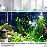 QYOnline Herramientas para plantas de acuario, pinzas para acuario, herramienta de espátula para tijeras, acero inoxidable, juego de herramientas para acuario - BESTMASCOTA.COM