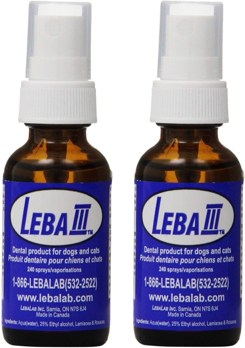 Leba III Pet Dental Spray – 2 Pack - BESTMASCOTA.COM