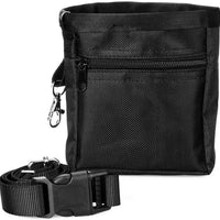 Zacro Bolsa de entrenamiento de perros con correa ajustable con correa ajustable y un juego de clicker para entrenar, m, Negro - BESTMASCOTA.COM