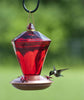 Madera Link Hummingbird Feeder Ruby vidrio Diamond, 1, Beige - BESTMASCOTA.COM