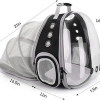 LOLLIMEOW Pet Carrier Backpack, Bubble Backpack Carrier, Cats and Puppies,Airline-Approved, Designed for Travel, Hiking, Walking & Outdoor Use
