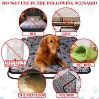 wangstar - Almohadilla de calor para mascotas, perros, gatos, en interiores, de seguridad, eléctrica, alfombrilla de calor para perro, impermeable, de acero a prueba de masticaciones - BESTMASCOTA.COM