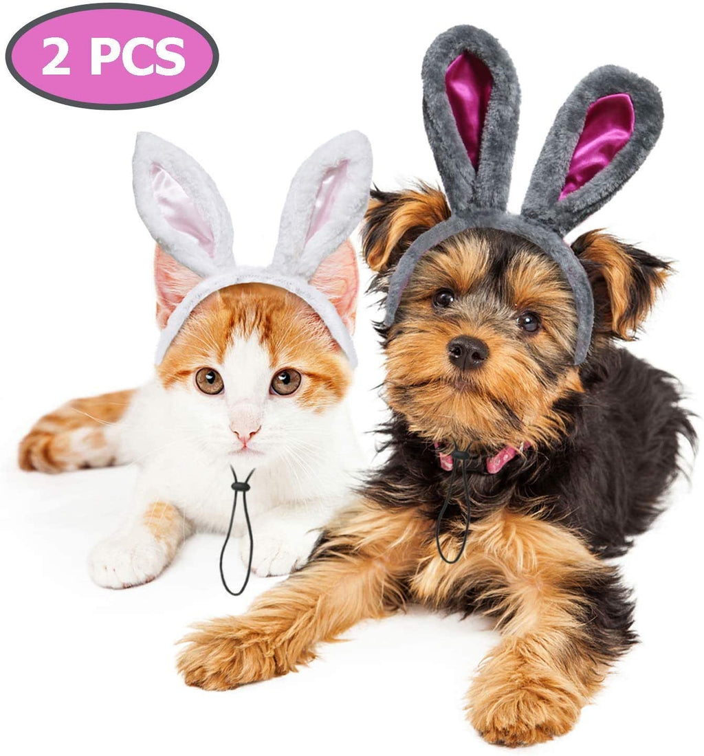 RYPET - Juego de 2 orejas de conejo de Pascua para perros y gatos pequeños a grandes - BESTMASCOTA.COM