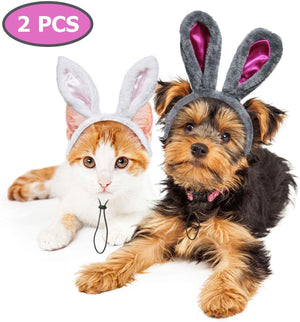 RYPET - Juego de 2 orejas de conejo de Pascua para perros y gatos pequeños a grandes - BESTMASCOTA.COM