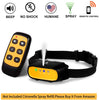 WWVVPET Collar de entrenamiento para perros, 2 modos, collar de corteza para perro (no incluye rociador de citronela), recargable de 500 pies, sin choque eléctrico inofensivo - BESTMASCOTA.COM