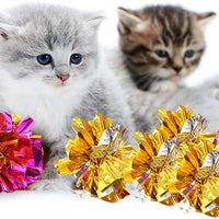 M JJYPET Juguetes para gatos, surtidos, bolas arrugadas para gato, gatito, gatito