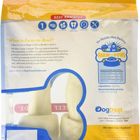 Perro piel crudo huesos Bulk Pack de 3 Proteína de piel crudo Natural Treats nudo hueso masticables mediano - BESTMASCOTA.COM