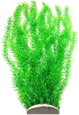 Lantian Grass Cluster - Plantas de plástico para acuario (tamaño extragrande), color verde - BESTMASCOTA.COM