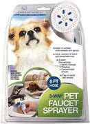 Rinse Ace - Pulverizador de grifo para mascotas de 3 vías con manguera de 8 pies - BESTMASCOTA.COM