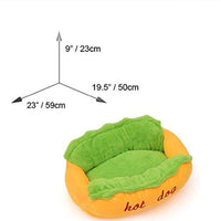 Diseño de perro mascota perro cama caliente, suave extraíble y lavable Pet Mat Dog House Dot pequeña mascota animal cama perro Pequeña - BESTMASCOTA.COM