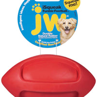 JW Pet iSqueak Funble Football Dog Toy - BESTMASCOTA.COM