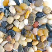 SACKORANGE 2 LB Acuario Gravel River Rock – grava decorativa pulida natural, pequeñas piedras decorativas, piedras de colores mixtos, para acuarios, paisajismo, rellenos de jarrón (32-oz) - BESTMASCOTA.COM