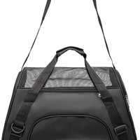 VTopTek - Transportín para mascotas aprobado por la aerolínea para gatos y perros pequeños, bolsas de transporte de viaje suaves - BESTMASCOTA.COM