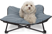 Cama elevada para perros y gatos, para interior y exterior, para acampada, M, Azul - BESTMASCOTA.COM