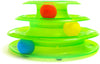 Juguete de pelota interactivo para gatos – Pelota de 3 niveles para múltiples gatos o gatos individuales – divertido juego de pista para gatitos a gatos y edades - BESTMASCOTA.COM