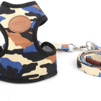 SMALLLEE_Lucky_Store - Conjunto de arnés de malla suave de nailon para mascotas, gatos - BESTMASCOTA.COM