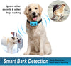 TOTIE Collar de corteza para perro – 7 niveles de sensibilidad e intensidad ajustables, modos de resistencia duales, recargable, resistente a la lluvia, reflectante, sin control de ladridos para perros pequeños, medianos y grandes., s, Azul - BESTMASCOTA.COM