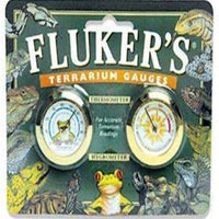 Fluker 'redondo termómetro/higrómetro de Combo Pack para reptiles - BESTMASCOTA.COM