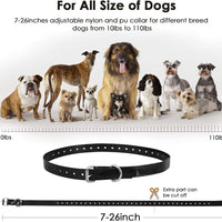 Slopehill Dog Training Collar, Waterproof Dog Shock Collar with Remote, Rechargeable Dog Collar with Vibration, Beep Shock Modes, Adjustable - BESTMASCOTA.COM