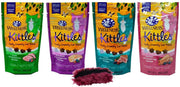Wellness Kittles - Juego de 4 dulces de gato sin grano con sabor y juguete, 1 unidad: pato, blanco, túnica y salmón - BESTMASCOTA.COM