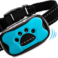 DogRook - Collar de corteza humano, sin choque, acción sin control remoto, modos de vibración y cuidado del sonido, para razas de perros pequeñas, medianas y grandes, sin daño, control de vibración reflectante - BESTMASCOTA.COM