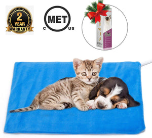 MARUNDA Pet Heating Pad,Cat Dog Electric Pet Heating Pad Indoor Waterproof,Auto Constant Temperature, Chew Resistant Steel Cord - BESTMASCOTA.COM