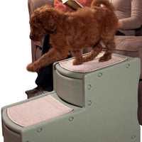 Pet Gear Easy Step II Escaleras de 2 pasos para perros y gatos de hasta 150 libras - BESTMASCOTA.COM