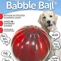 Juguete interactivo para perro Pet Qwerks Blinky Babble Ball, parpadea y habla cuando se toca - BESTMASCOTA.COM