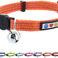 Pawtitas - Collar reflectante para gato con hebilla de seguridad extraíble - BESTMASCOTA.COM