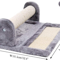 Pawz - Poste y almohadilla para rascar gatos de carretera, con revestimiento de sisal, postes y almohadillas con pelota de juego, ideal para gatitos y gatos - BESTMASCOTA.COM