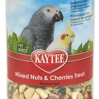 Kaytee Fiesta Mixed Nuts y las cerezas Treat para Mascota de pájaros, 8-oz Jar - BESTMASCOTA.COM