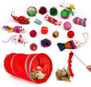 upsimples Cat Toys Including Cat Teaser Wand Interactive Feather Toy Fluffy Mouse Mylar Crinkle Balls Catnip Pillow for Kitten Kitty - BESTMASCOTA.COM