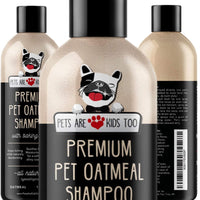 Champú y acondicionador antipicazón de avena para mascotas en uno. Smelly cachorro perro y gato lavado, ingredientes naturales e hipoalergénico. Alivio para alergias, picazón, piel seca e irritada. Huele increíble. (1 botella) - BESTMASCOTA.COM