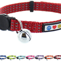 Pawtitas - Collar reflectante para gato con hebilla de seguridad extraíble - BESTMASCOTA.COM