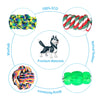 UPSKY Dog Rope Toys Puppy Grinding Teeth 15 Nearly Indestructible Dog Toys Dental Cleaning Product Prevents Boredom and Relieves Stress - BESTMASCOTA.COM