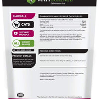 vetriscience laboratorios Hairball Digestivo Apoyo Hígado de Pollo Flavored 60 Chews suave para gatos - BESTMASCOTA.COM
