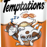 Temptations – Juego de 4 moldes para gatos Whiskas, mezcla de aperitivos y sabores de plumas con punto caliente, cuenco plegable para mascotas - BESTMASCOTA.COM