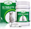 HerbalVet 10 Tablets Cat Intestinal Cleanse | Cat Dewormer Alternative | Cleansing Tablets for Cats, Promotes Intestinal Health | 4 Tablets, Works for Kittens | Helpful E-Book Included - BESTMASCOTA.COM