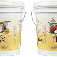 Manna Pro Simply Flax - Lote de 2 braguitas para caballos (2.8 lbs en total) - BESTMASCOTA.COM