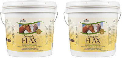 Manna Pro Simply Flax - Lote de 2 braguitas para caballos (2.8 lbs en total) - BESTMASCOTA.COM